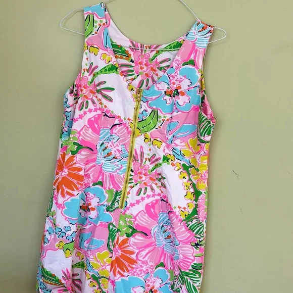 Lilly Pulitzer Pink and Green Floral Dress - Picture 2 of 5